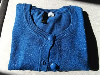 Chaqueta bolero azul brillante talla 42