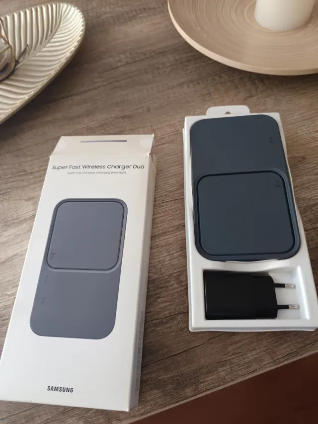 Cargador Inalámbrico Samsung Duo Carga Rápida