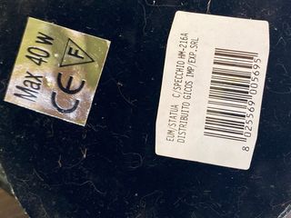 Lampada Art Nouveau con Specchio