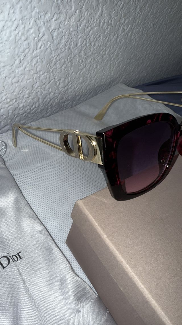 Gafas Dior Morado Rojo