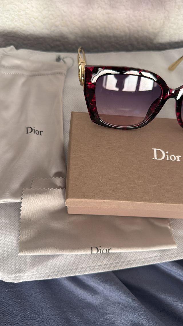 Gafas Dior Morado Rojo