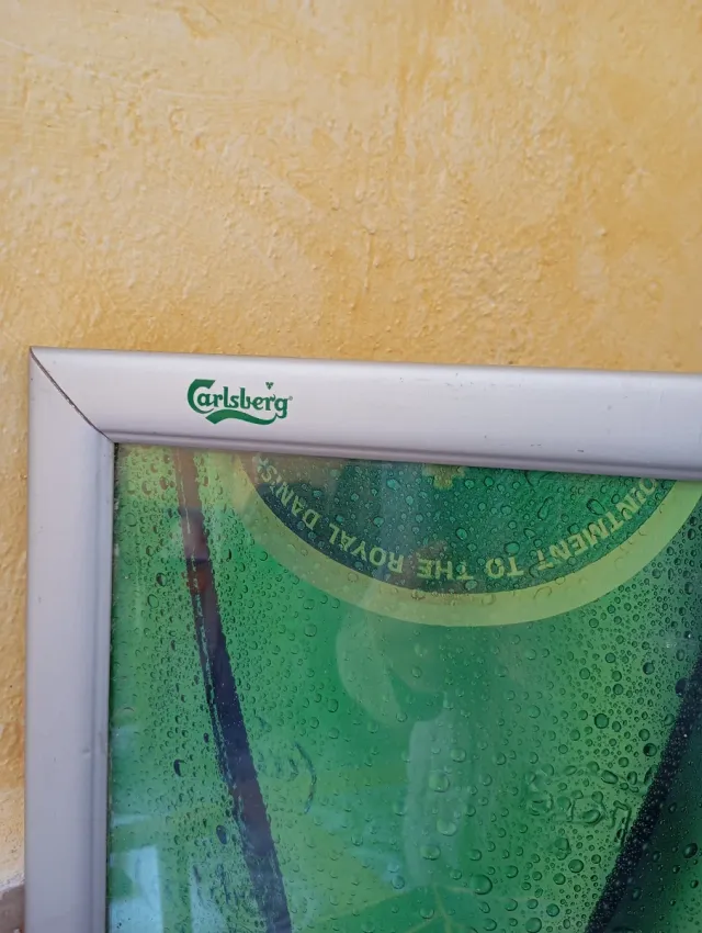 Quadro pubblicitario Carlsberg