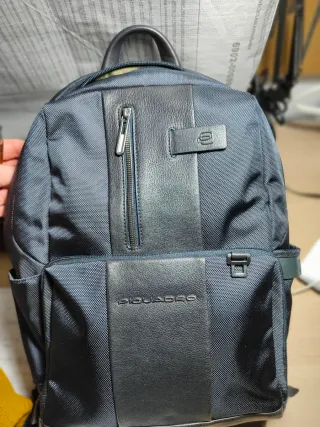 Zaino Piquadro nero/blu marino 