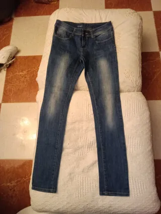 Pantalón Vaquero Skinny Azul