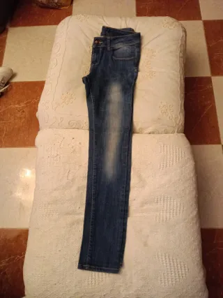 Pantalón Vaquero Skinny Azul