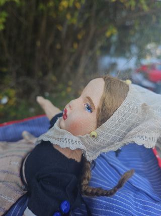 Bambola reversibile in stoffa Pagés Madrid