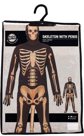 Disfraz Esqueleto con Pene Talla L