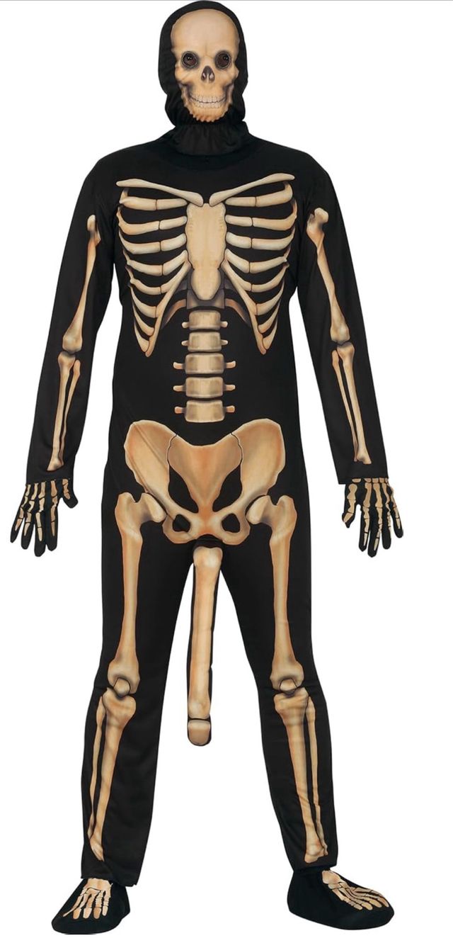 Disfraz Esqueleto con Pene Talla L