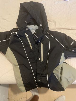 Chaqueta de esquí Descente Negra y Gris