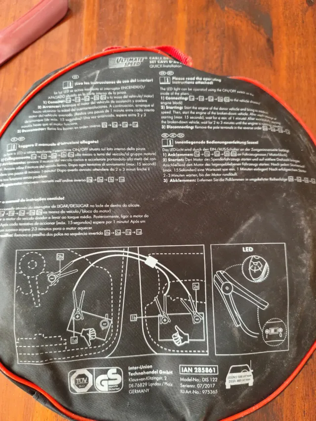 Cable de arranque de coche