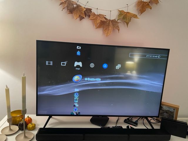 Consola PS3 Slim 500GB Negra + Mando y JUEGOS