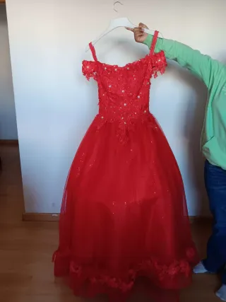 Vestido de XV años rojo