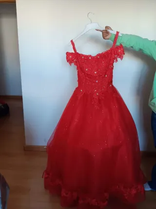 Vestido de XV años rojo