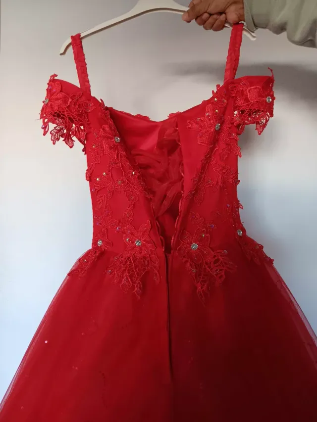 Vestido de XV años rojo
