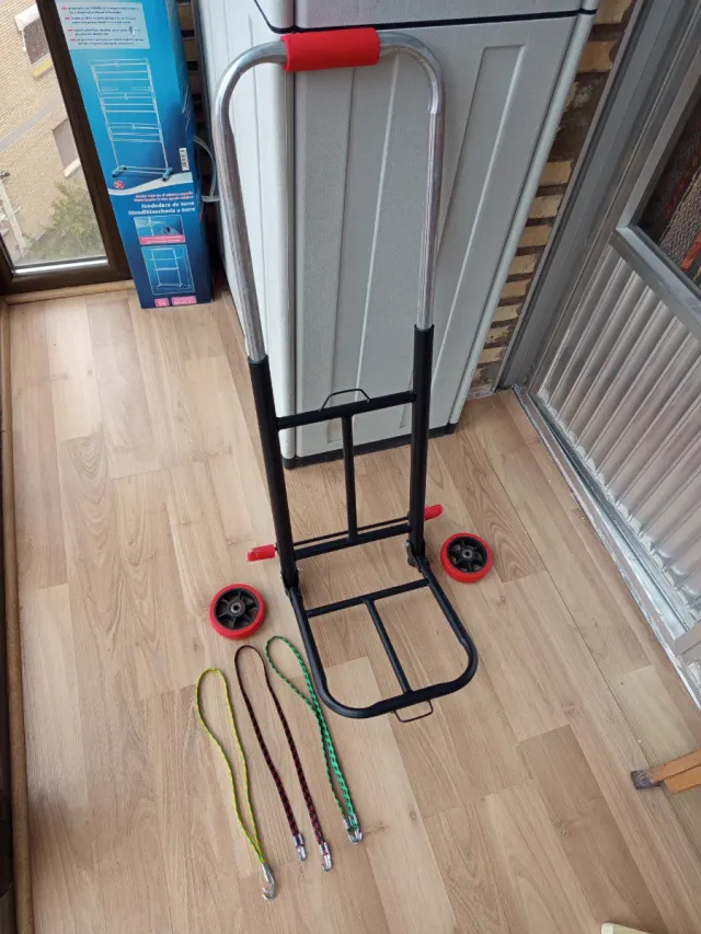 Carro de mano plegable de aluminio