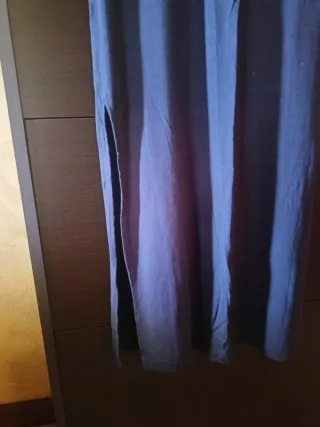 Vestito lungo Terranova blu con spacco