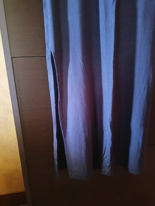 Vestito lungo Terranova blu con spacco