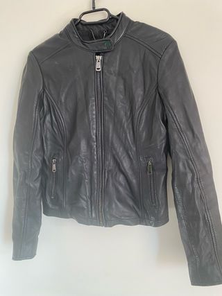 Chaqueta Cuero natural Mujer Talla S