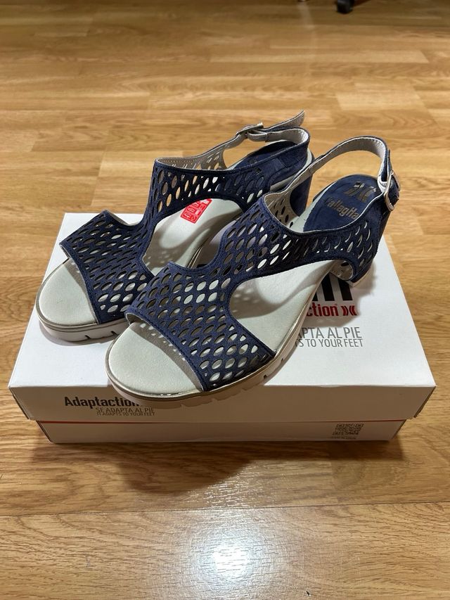 Callaghan Sandalias de Tacón Azul Marino Talla 39