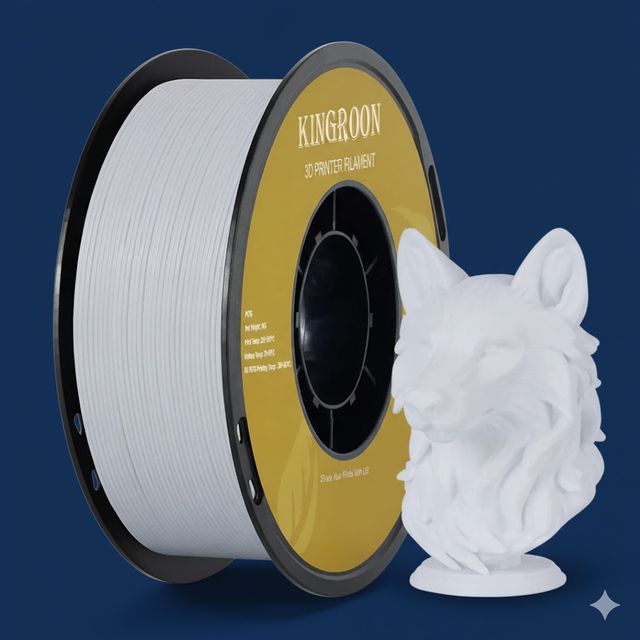 Filamento PETG Kingroon 1KG Blanco