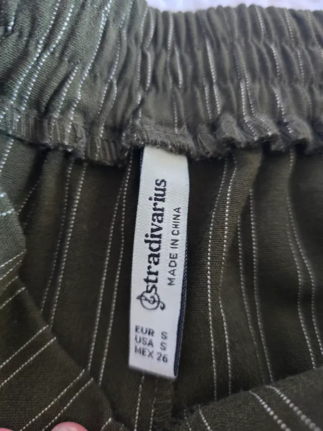 Lote 3 Pantalones de Raya Stradivarius