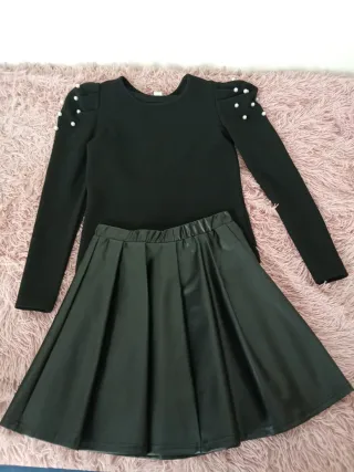 Conjunto Falda y Camisa Niña