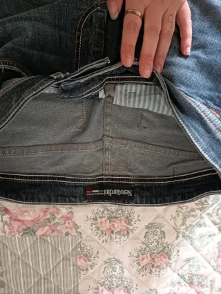 Jeans Nero Giardini Uomo Blu