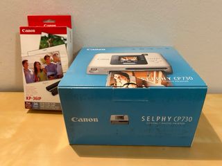 Impresora Fotos Canon SELPHY CP730 + tinta