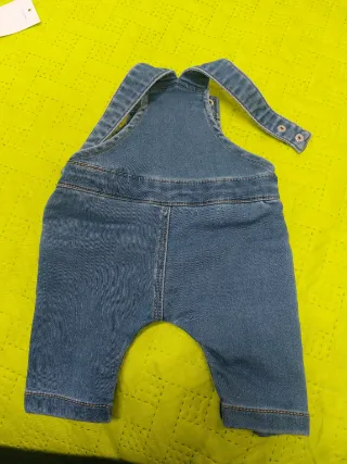 Salopette jeans neonato 1-3 mesi usata