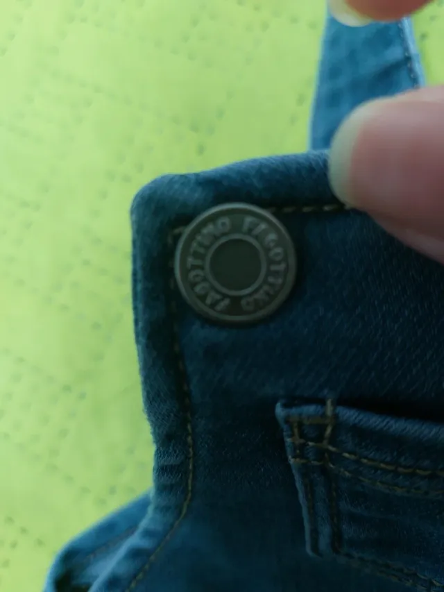 Salopette jeans neonato 1-3 mesi usata