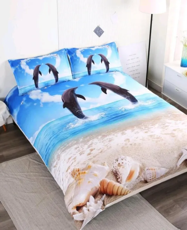 Juego de Cama Delfines Playa