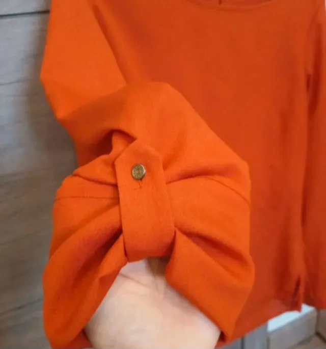 Blusa manga larga Massimo Dutti talla XL Coral