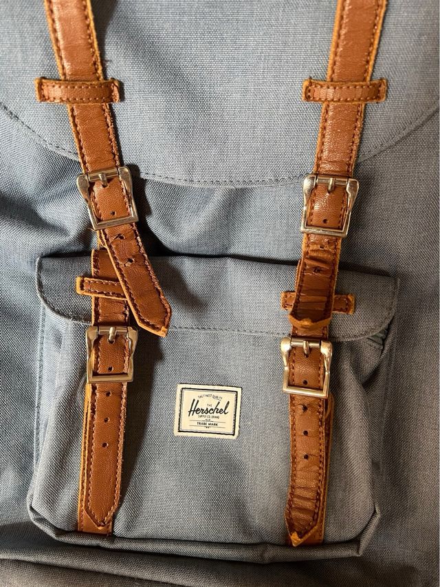 Mochila Herschel Azul con Compartimento Portátil