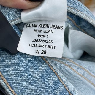 Jeans Mom Fit Calvin Klein Jeans Blu