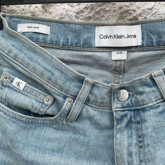 Jeans Mom Fit Calvin Klein Jeans Blu