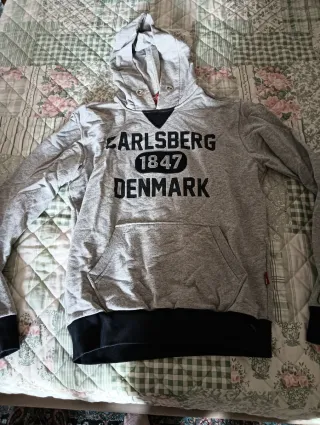 Felpa Carlsberg 1847 Grigia