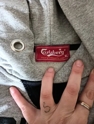 Felpa Carlsberg 1847 Grigia