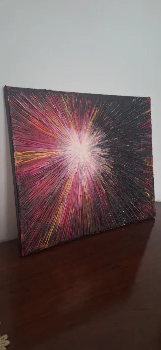 Dipinto astratto Esplosione