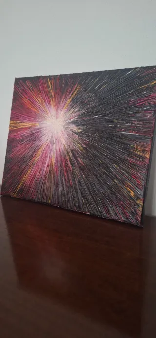 Dipinto astratto Esplosione