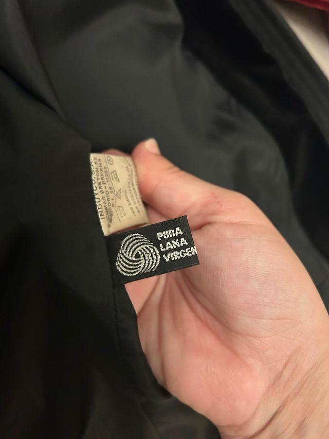 Abrigo Lana Virgen Vánidas Negro