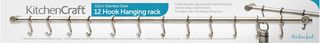 ✨ - KitchenCraft Appendiabiti da Cucina con 12 Ganci, Appendiabiti