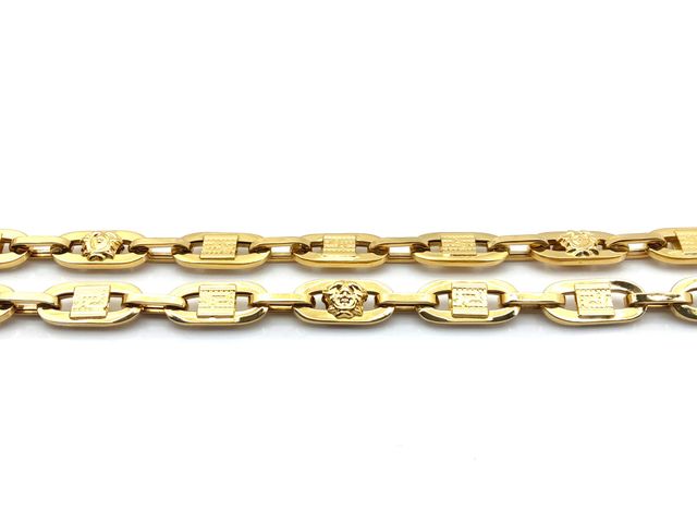 Cadena Oro 18K tipo Versace de 60 cms