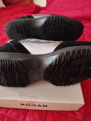 Sneakers Hogan Nero e Argento