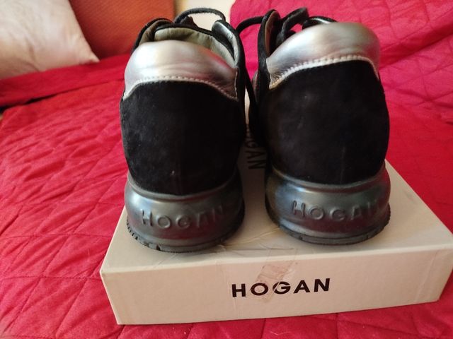Sneakers Hogan Nero e Argento
