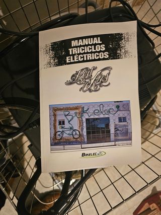 Bicicleta Eléctrica Triciclo con Cestas