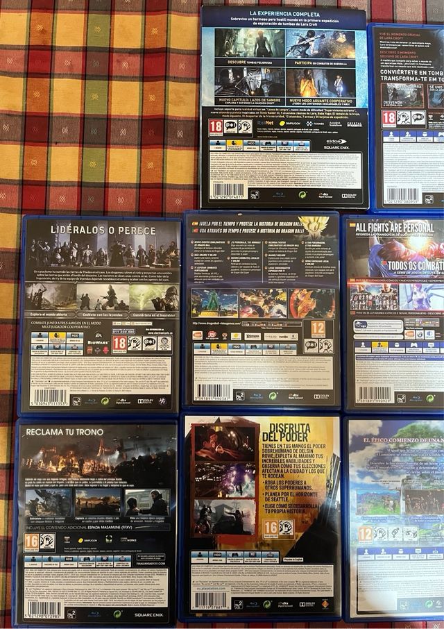 Lote Juegos PS4