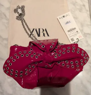 Bolso mini Saca rojo charol