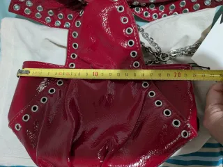 Bolso mini Saca rojo charol