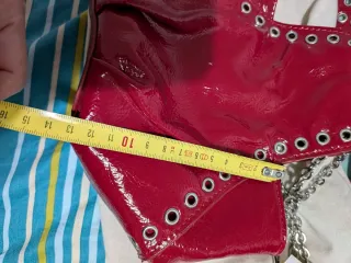 Bolso mini Saca rojo charol