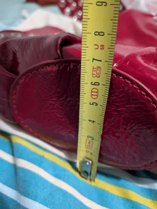 Bolso mini Saca rojo charol